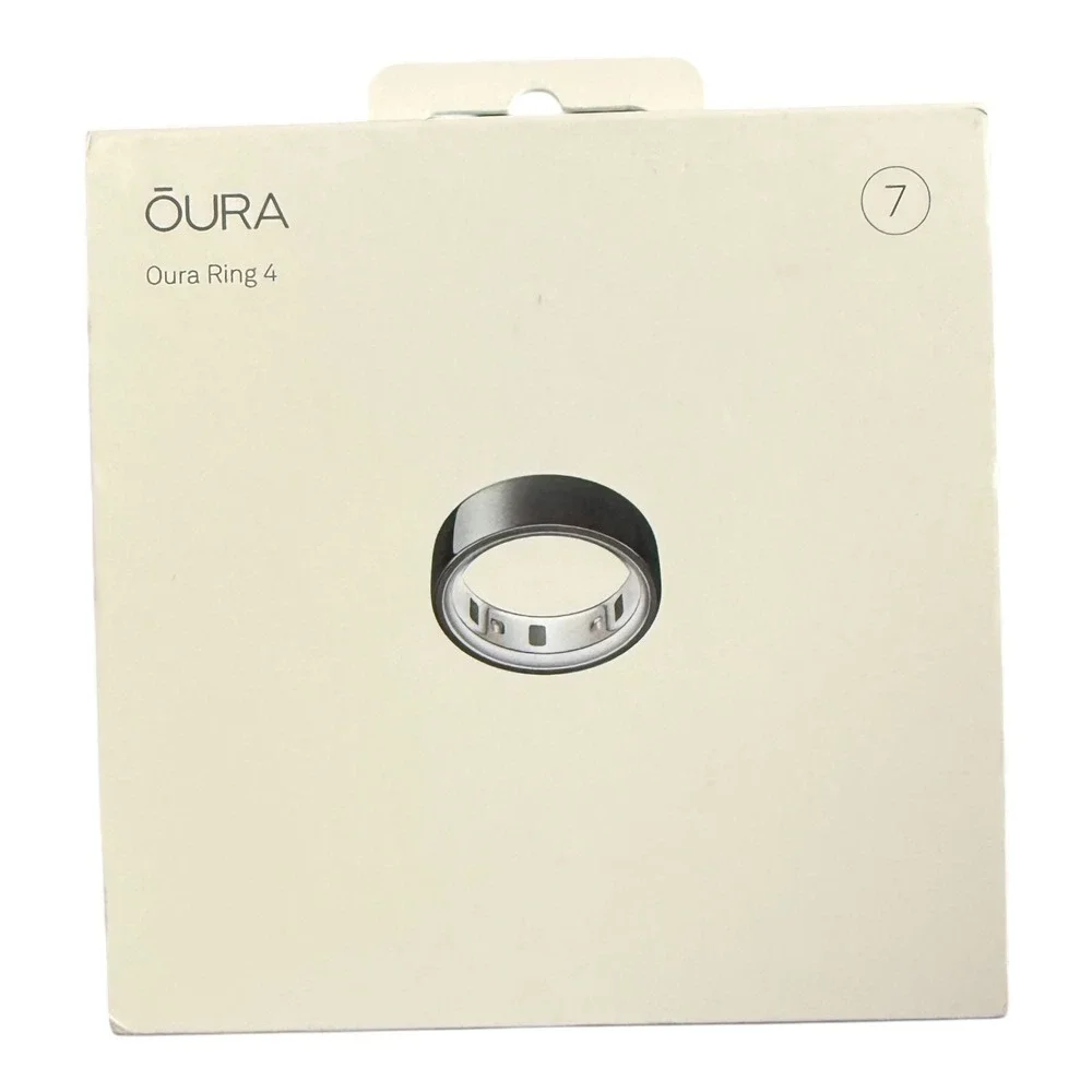Oura Ring 4 Black Noir Smart Ring Health Tracker Size 7 Model OA11 New In Box